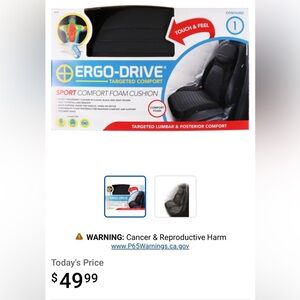 Ergo Drive Seat Cushion – Excellent Support and Comfort!
Pre Owned